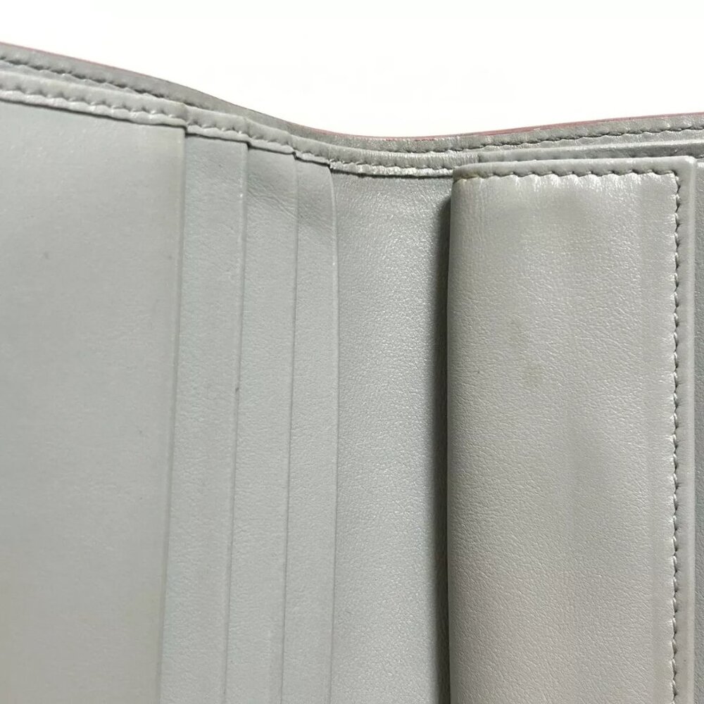 100% Authentic PRADA - Pink Leather Bifold Wallet - Picture 7 of 8